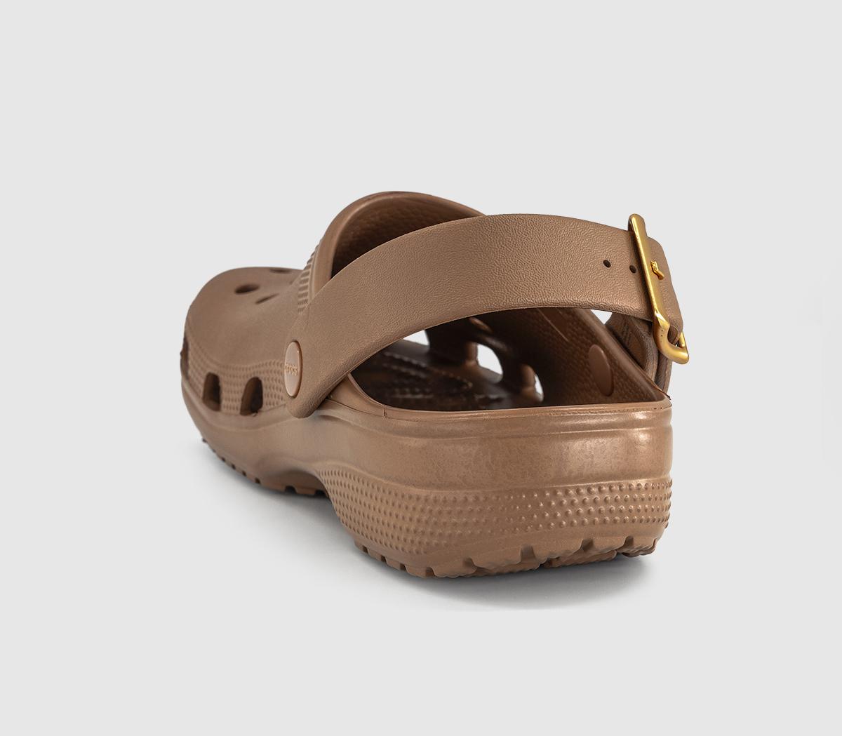 CrocsClassic Metallic Buckle ClogsSepia