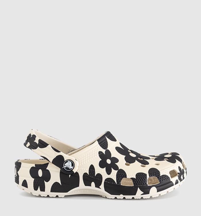 Crocs Classic Floral Graphic Clogs Summit White Multi