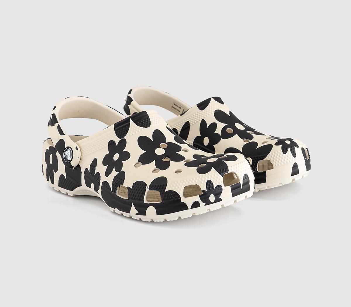 CrocsClassic Floral Graphic ClogsSummit White Multi
