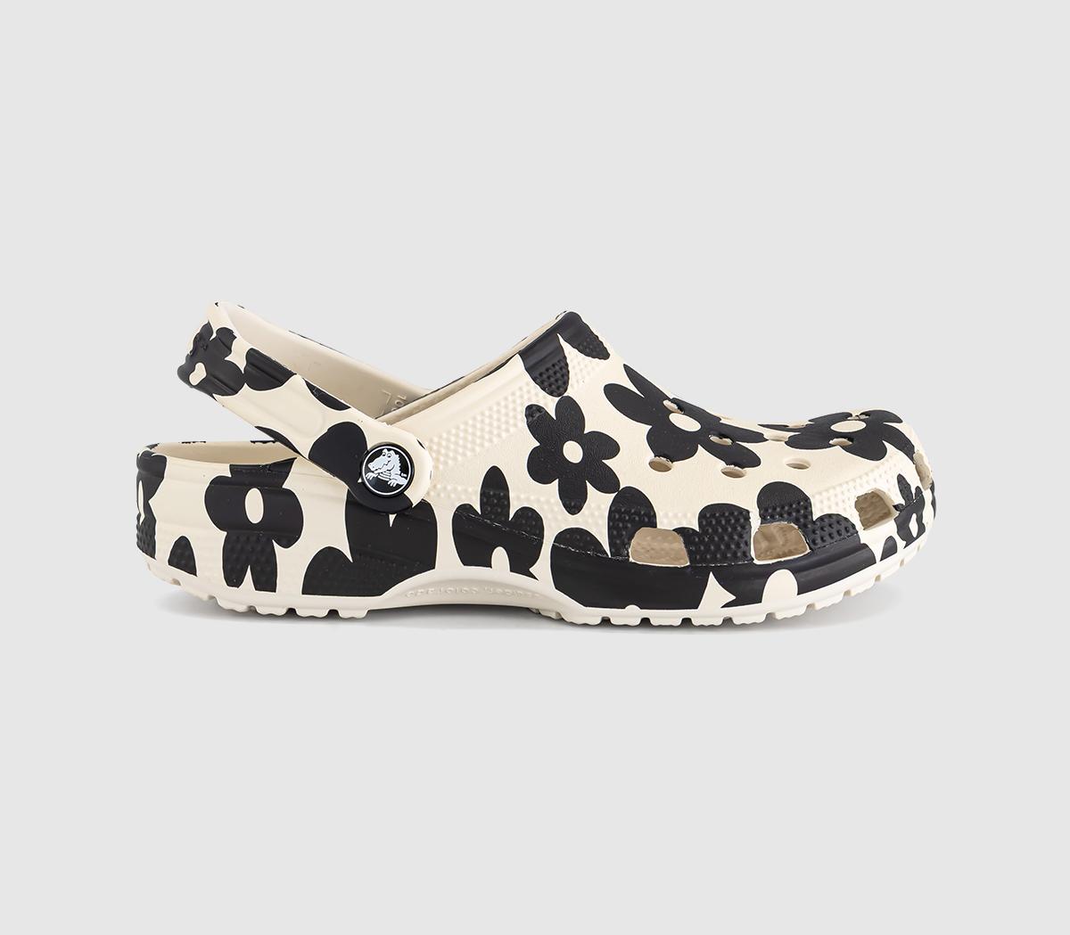 CrocsClassic Floral Graphic ClogsSummit White Multi