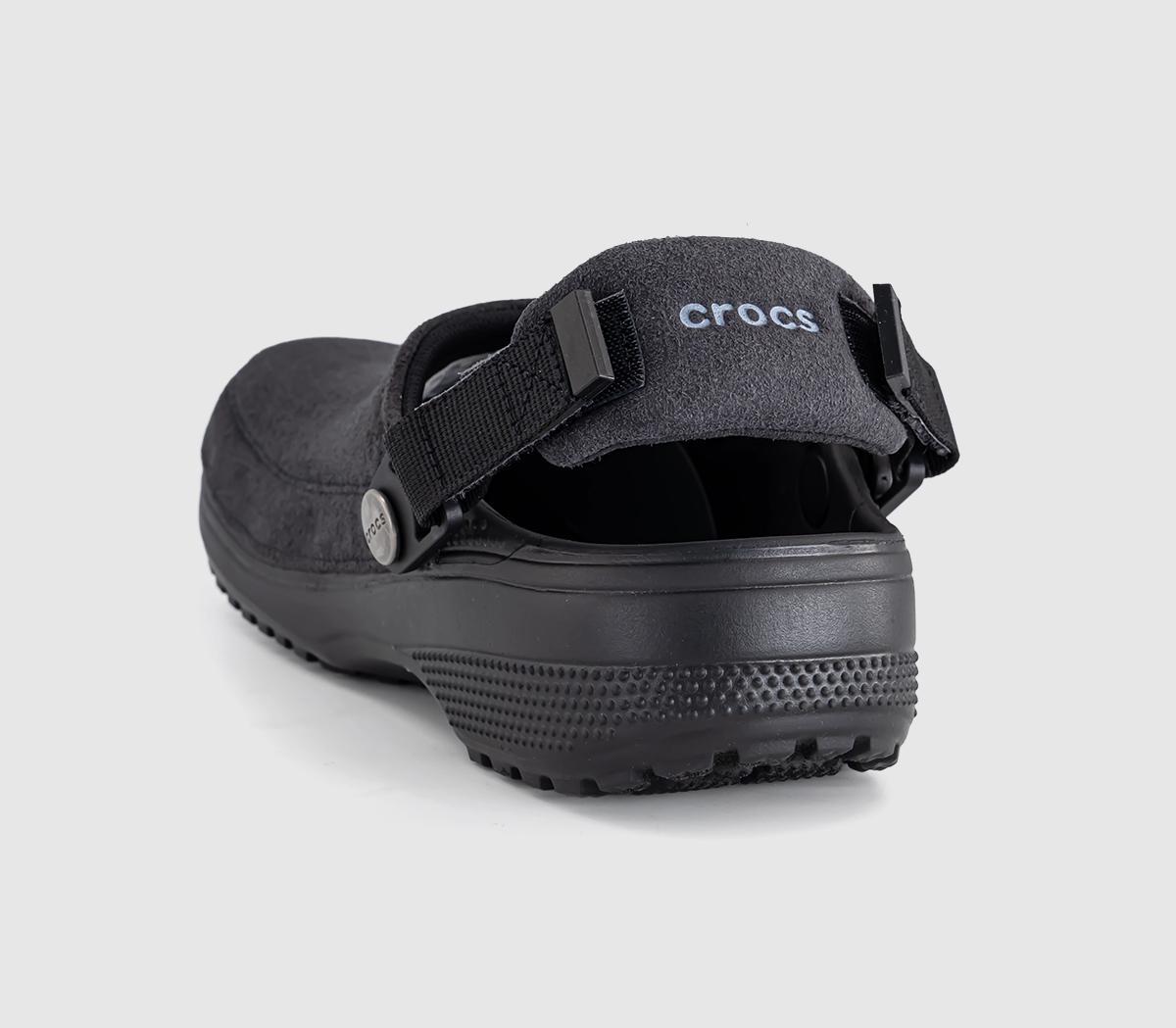 CrocsClassic Crafted Vegan Suede ClogsBlack