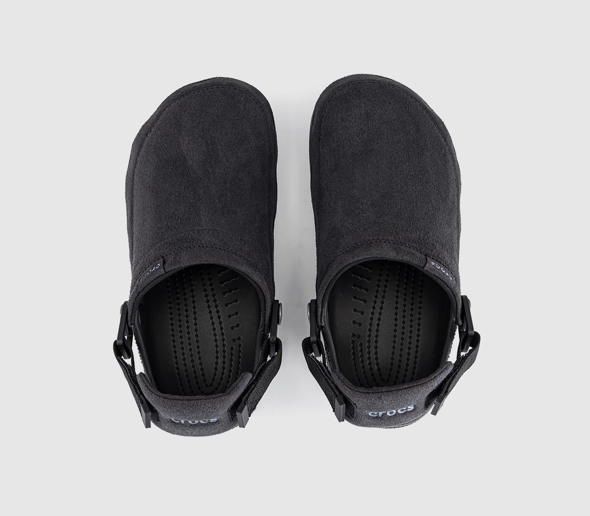 CrocsClassic Crafted Vegan Suede ClogsBlack