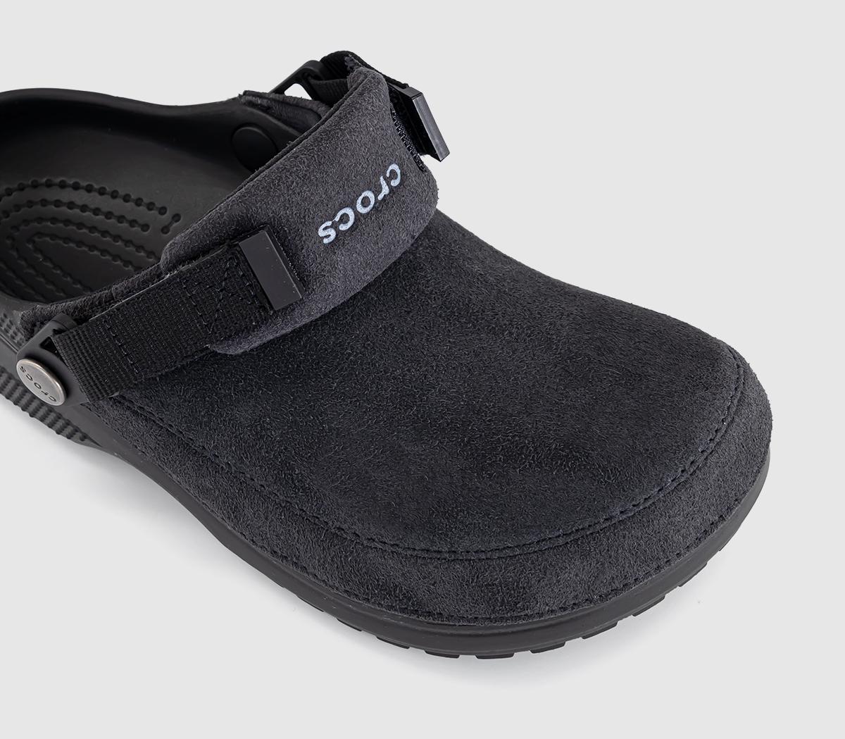 CrocsClassic Crafted Vegan Suede ClogsBlack