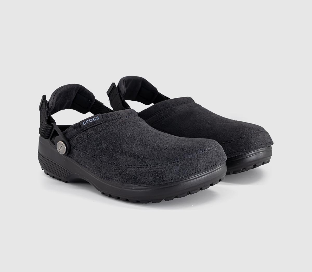 CrocsClassic Crafted Vegan Suede ClogsBlack
