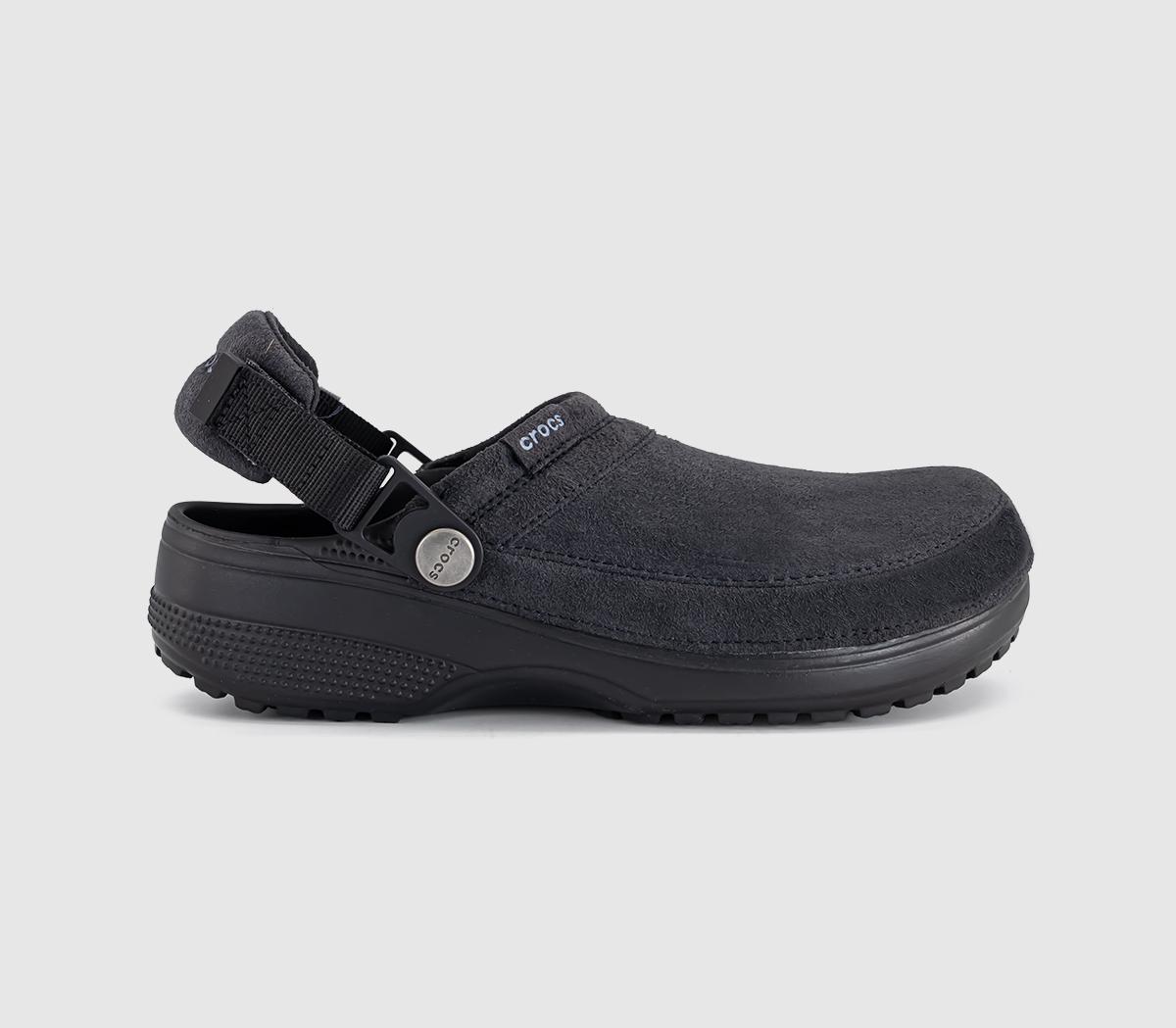 CrocsClassic Crafted Vegan Suede ClogsBlack