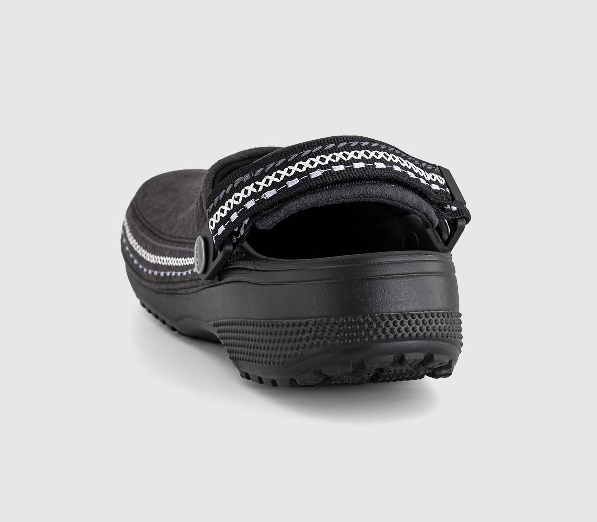 CrocsCrafted Vegan Suede Stich ClogsBlack