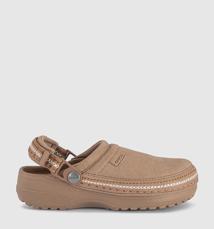 Crocs Crafted Vegan Suede Stich Crocs Sepia