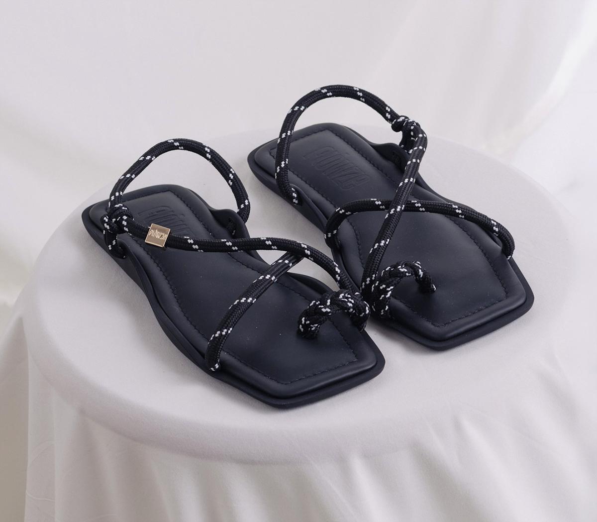 FlowzeFlo Square SandalsBlack