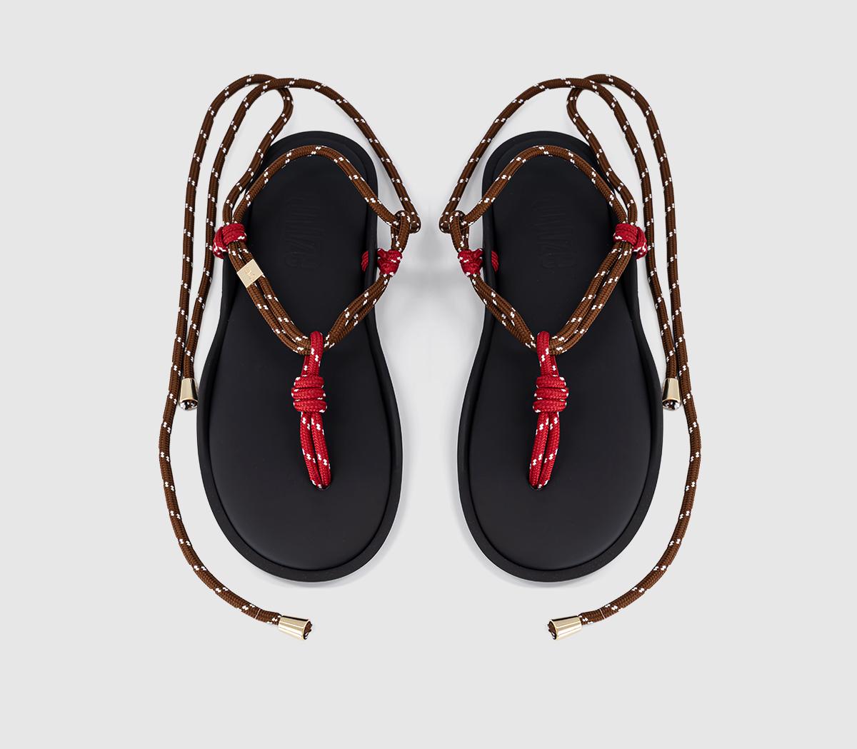 FlowzeFlo Twin SandalsRaspberry Brown