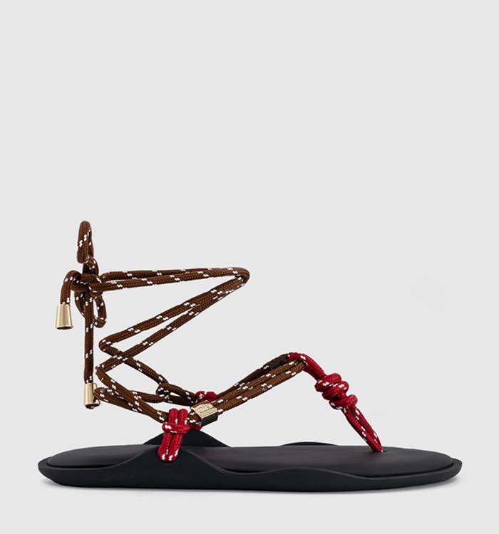 Flowze Flo Twin Sandals Raspberry Brown