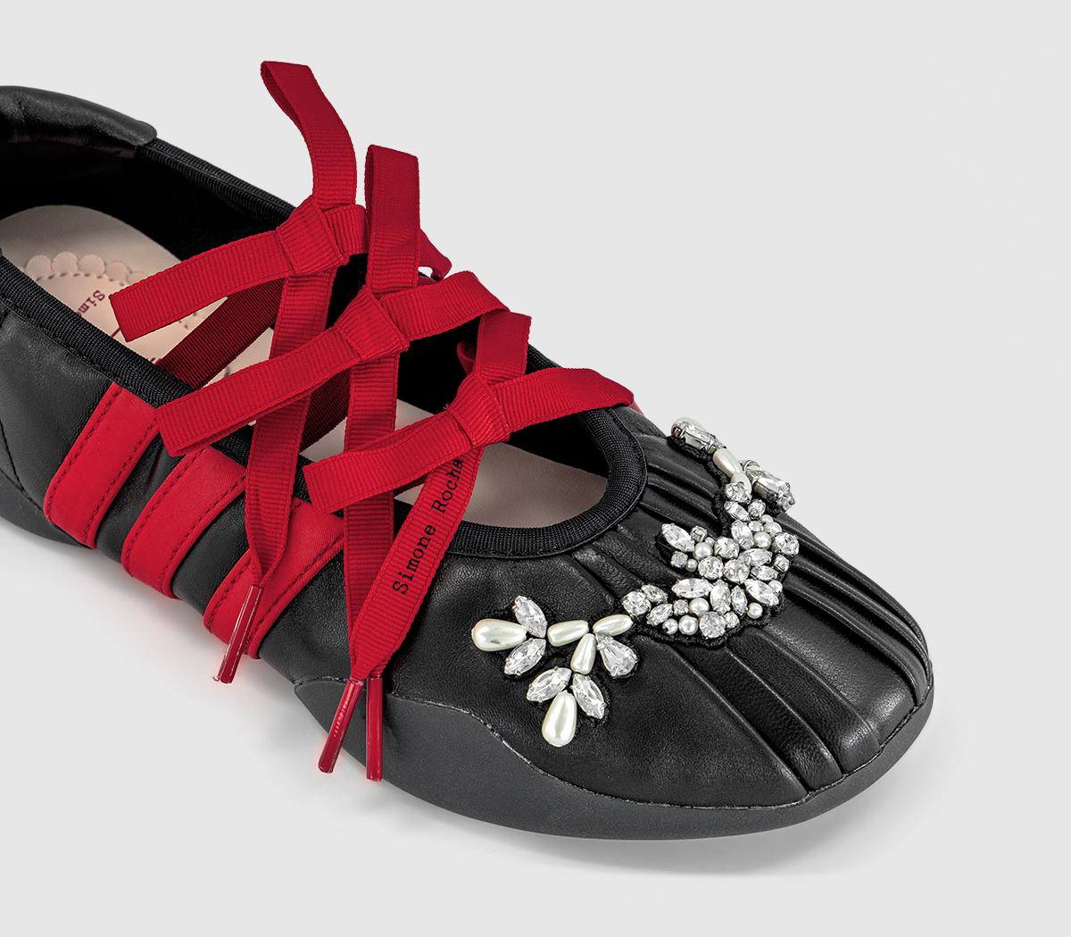 adidasSimone Rocha x adidas Taekwondo Ballerina TrainersSimone Rocha Core Black Better Scarlet Core Black