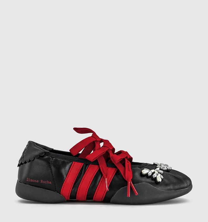 adidas Simone Rocha x adidas Taekwondo Ballerina Trainers Simone Rocha Core Black Better Scarlet Core Black