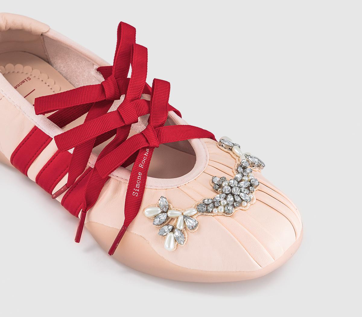 adidasSimone Rocha x adidas Taekwondo Ballerina TrainersSimone Rocha Pink Tint Pink Tint Better Scarlet
