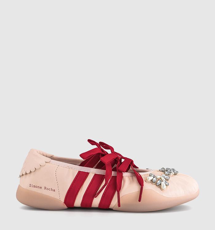 adidas Simone Rocha x adidas Taekwondo Ballerina Trainers Simone Rocha Pink Tint Pink Tint Better Scarlet