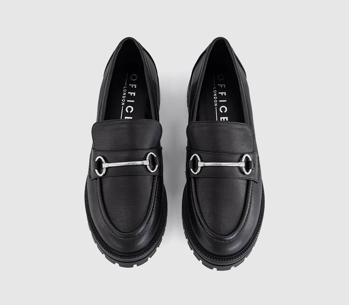 OFFICEFlight Chunky Snaffle LoafersBlack