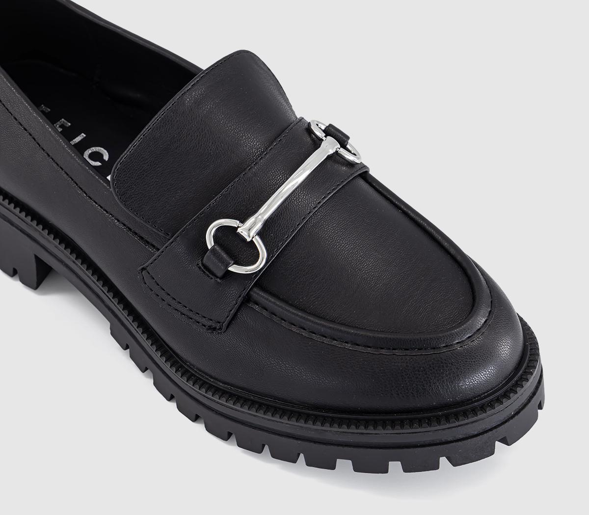OFFICEFlight Chunky Snaffle LoafersBlack