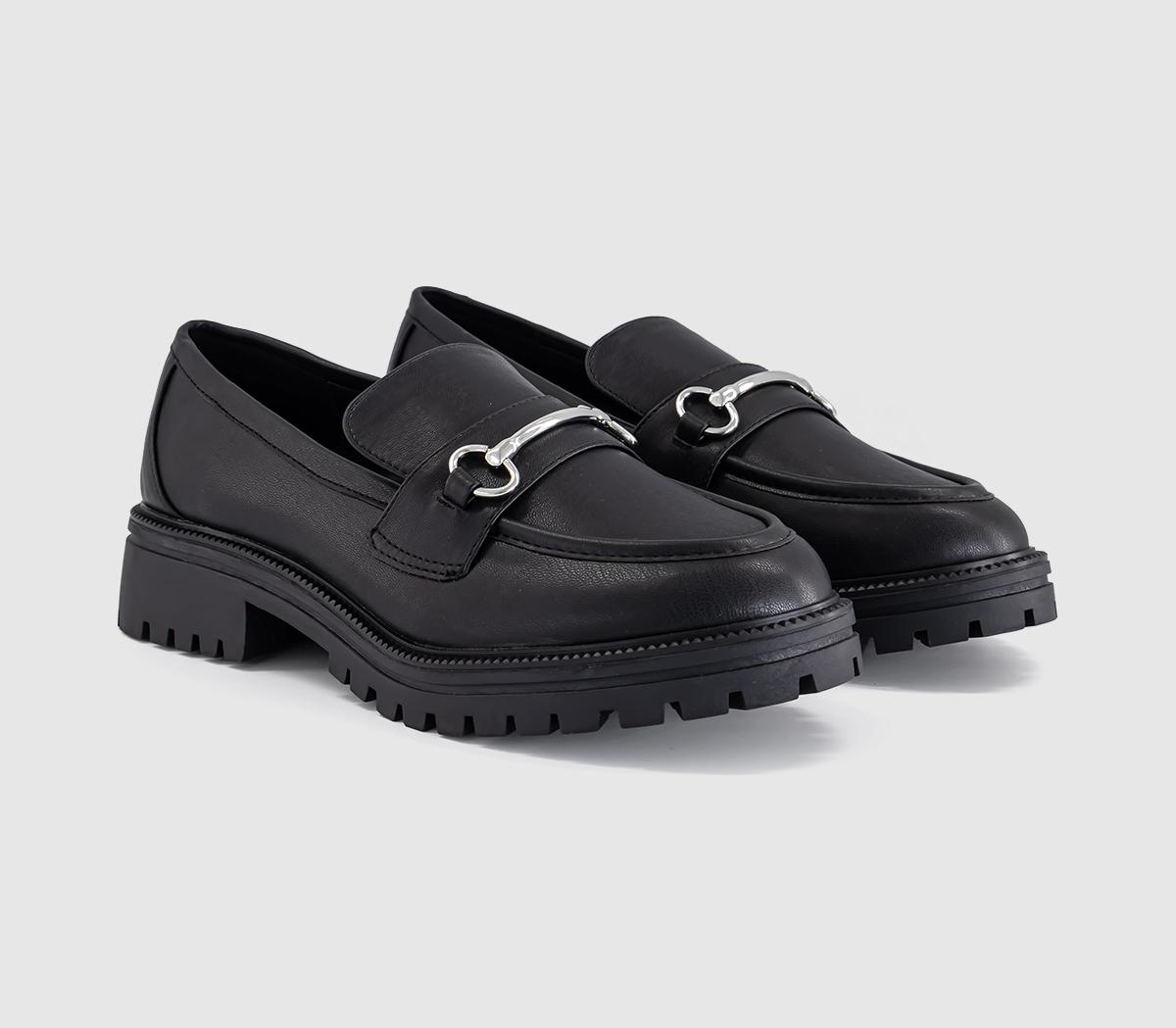 OFFICEFlight Chunky Snaffle LoafersBlack