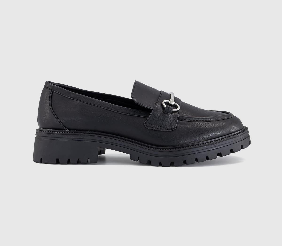 OFFICEFlight Chunky Snaffle LoafersBlack