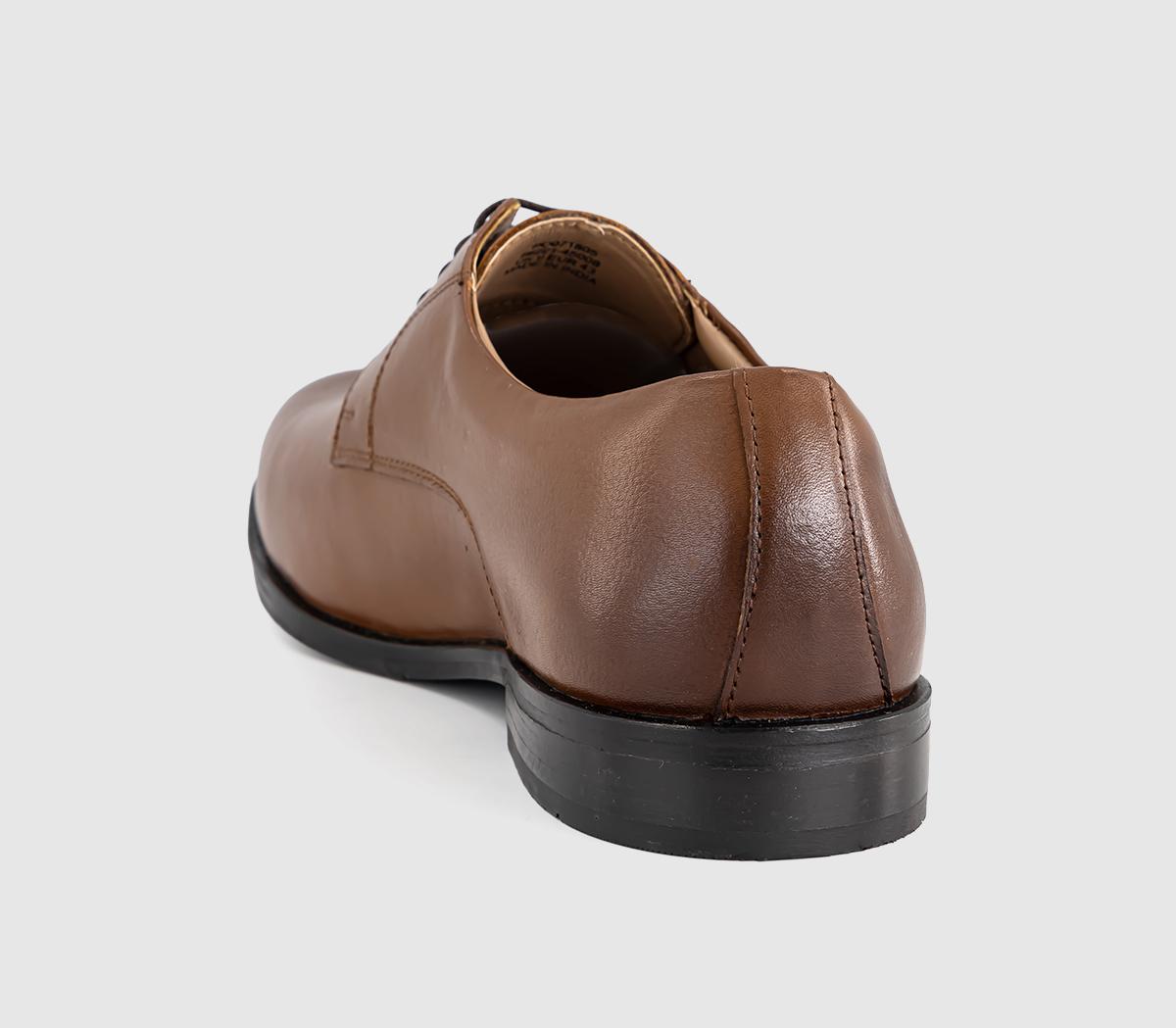 OFFICEMagnet Plain Toe Derby ShoesTan Leather