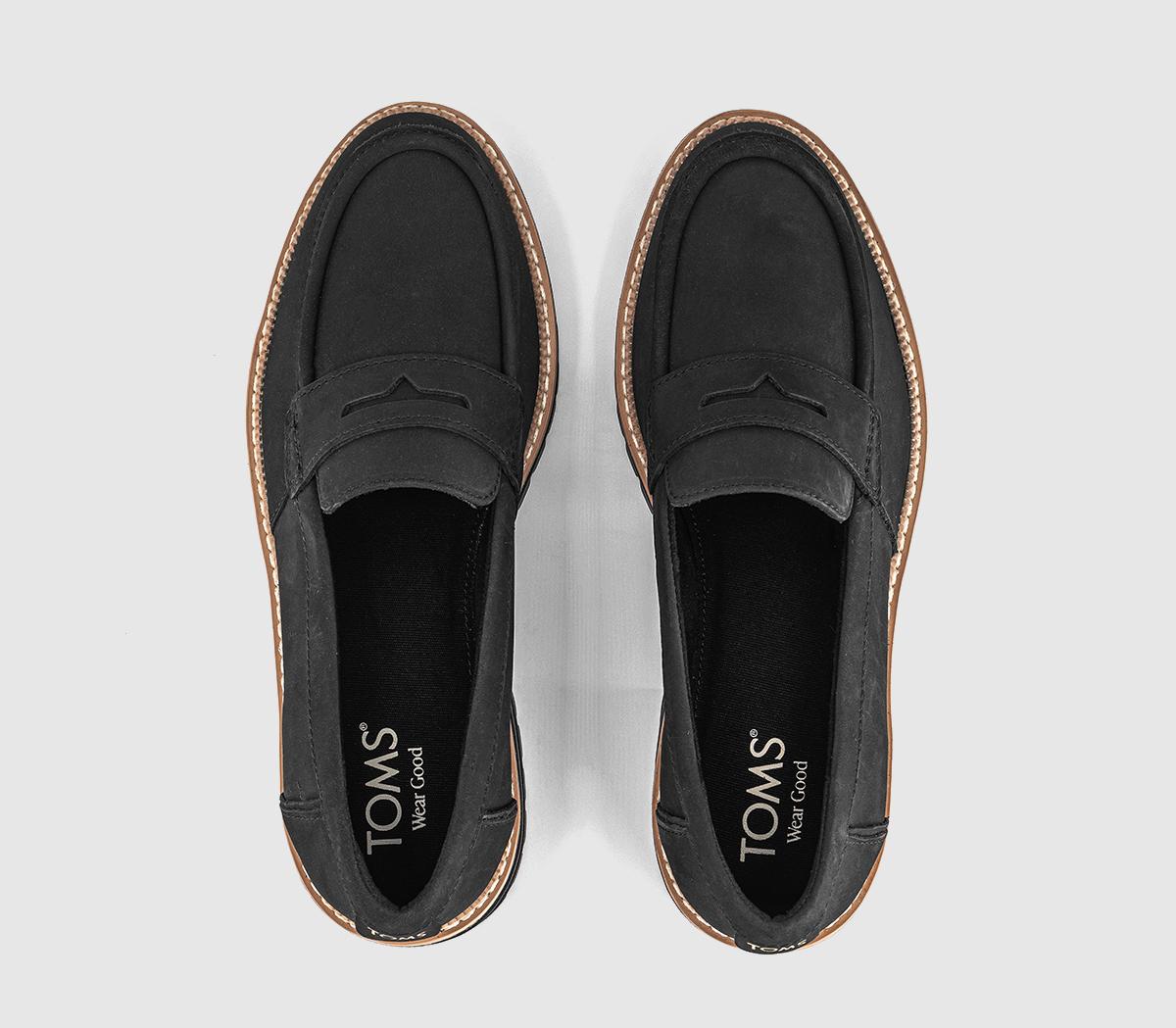TOMSCara LoafersBlack Leather