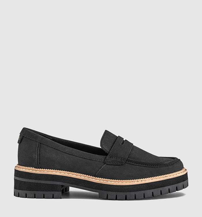 TOMS Cara Loafers Black Leather