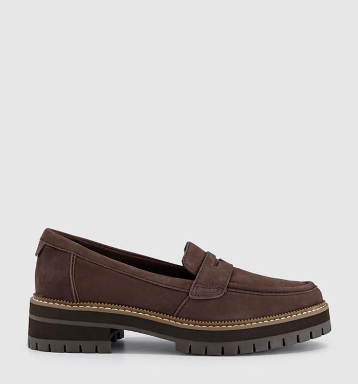 TOMS Cara Loafers Oak Brown Leather