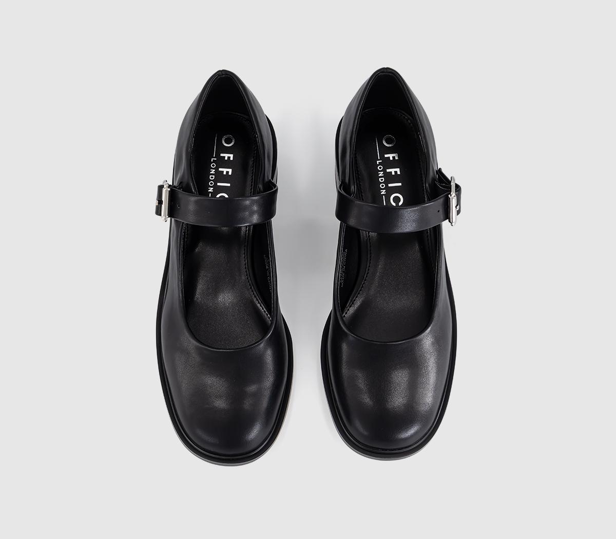 OFFICEMeredith Heeled Mary Jane ShoesBlack