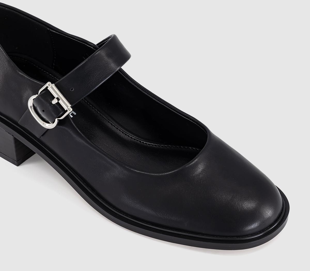 OFFICEMeredith Heeled Mary Jane ShoesBlack