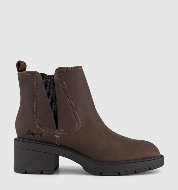 Blowfish Malibu Frances Ankle Boots Chocolate