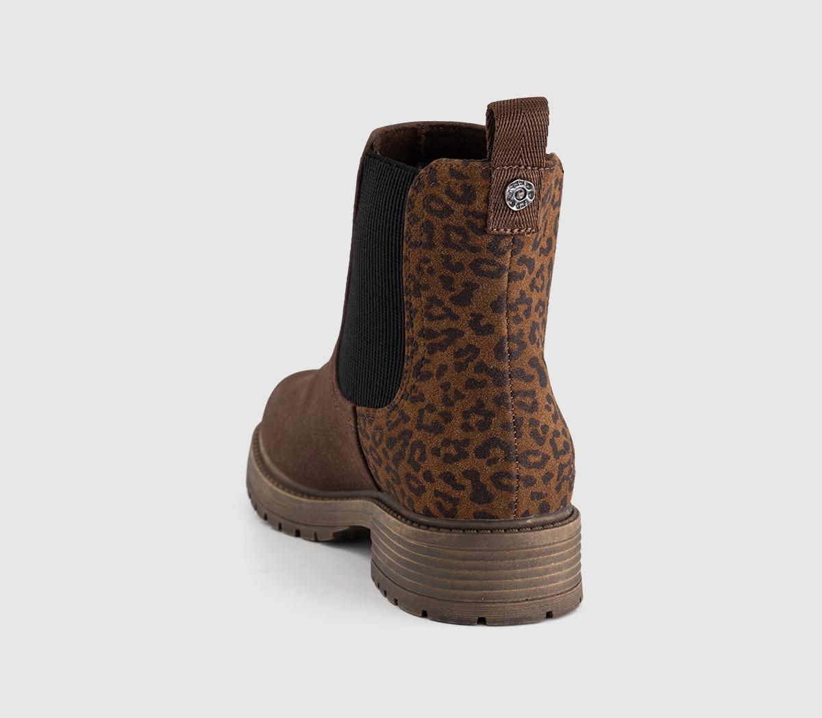 Blowfish MalibuAlfie Chelsea BootsDark Brown Leopard