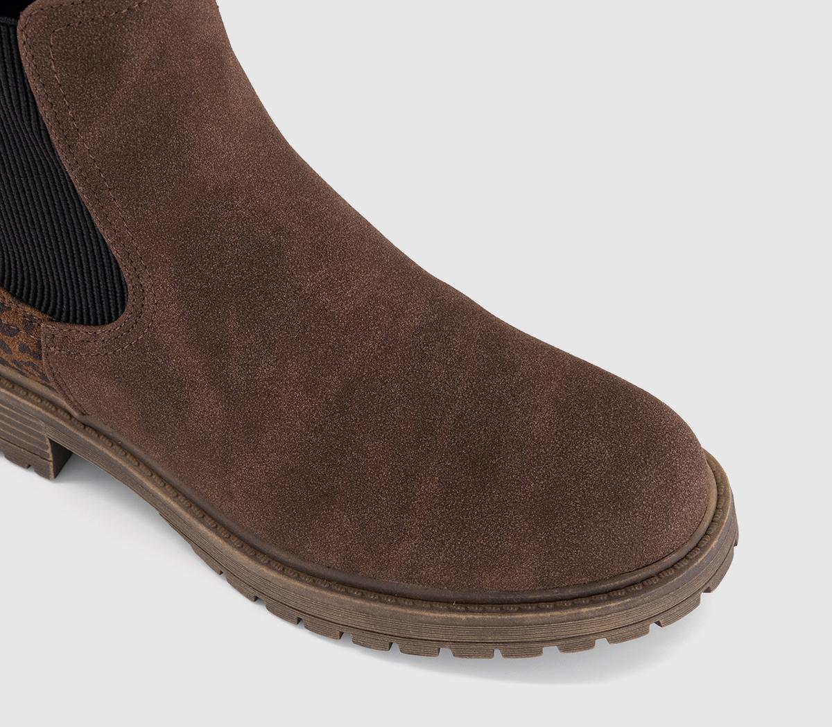 Blowfish MalibuAlfie Chelsea BootsDark Brown Leopard