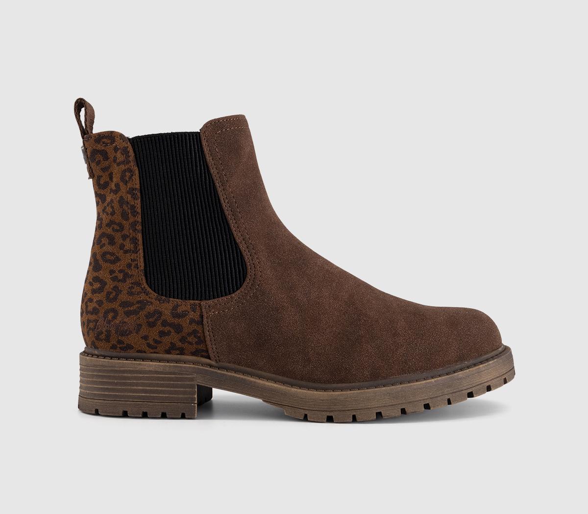 Blowfish MalibuAlfie Chelsea BootsDark Brown Leopard