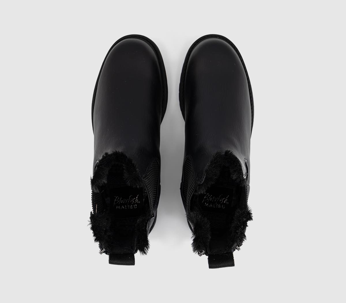 Blowfish MalibuAmora Cozy Chelsea BootsBlack