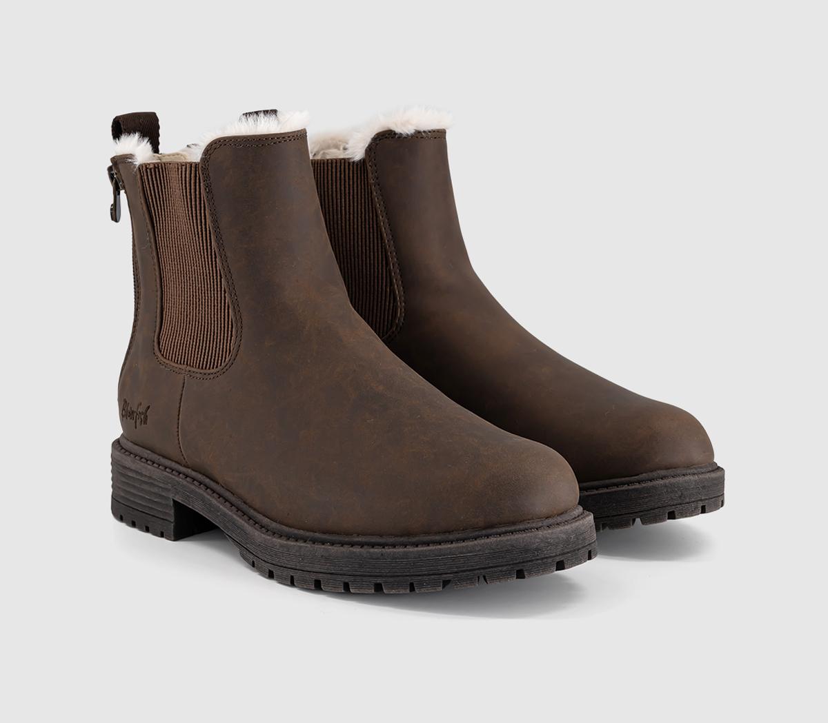 Blowfish MalibuAmora Cozy Chelsea BootsChocolate