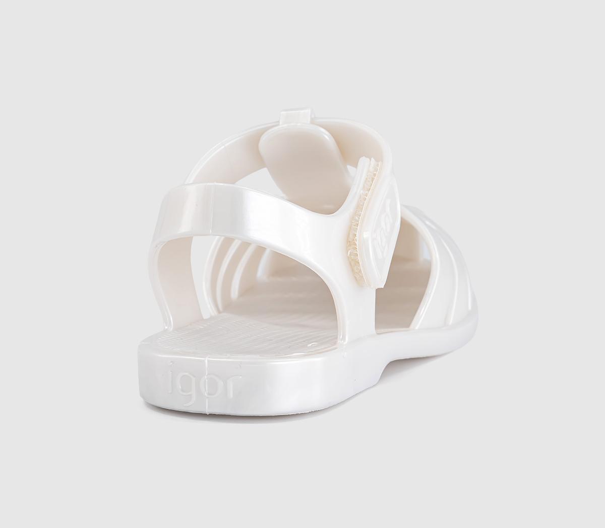 IgorClasica Toddler SandalsNacar White