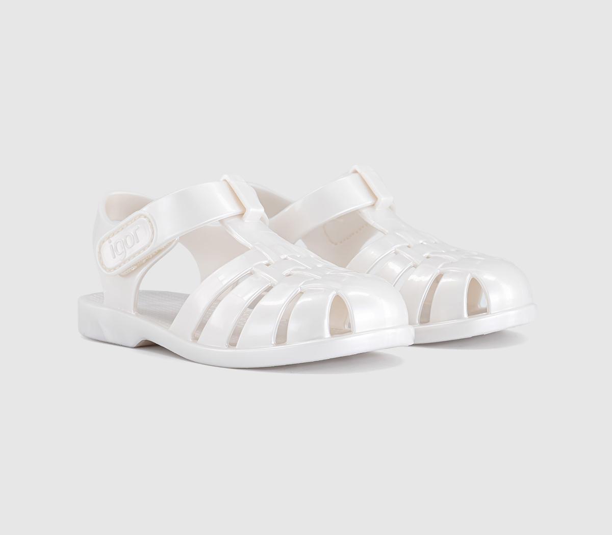 IgorClasica Toddler SandalsNacar White