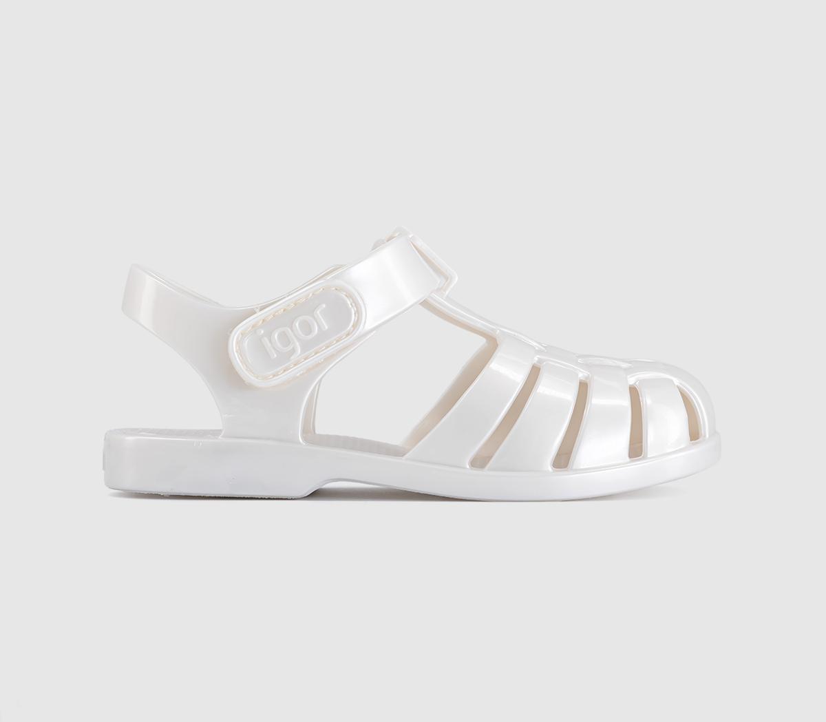 IgorClasica Toddler SandalsNacar White