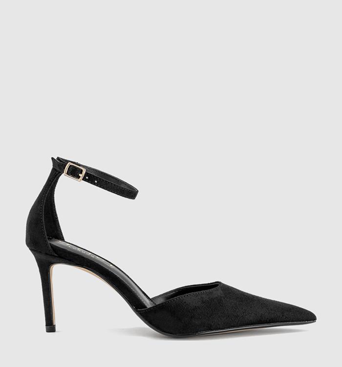 OFFICE Headline Two Part Court Heels Black