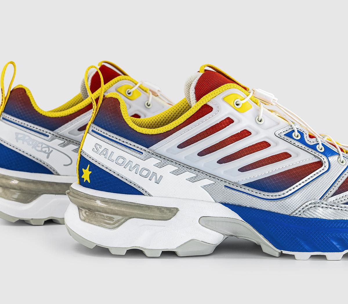 SalomonACS Next TrainersProtect Ldn Lava Falls Cyber Yellow Strong Blue