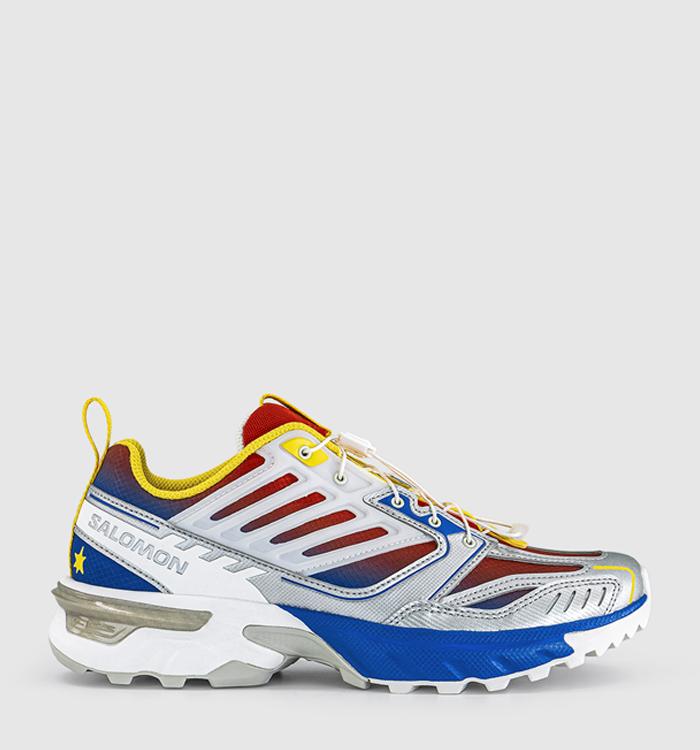 Salomon ACS Next Trainers Protect Ldn Lava Falls Cyber Yellow Strong Blue