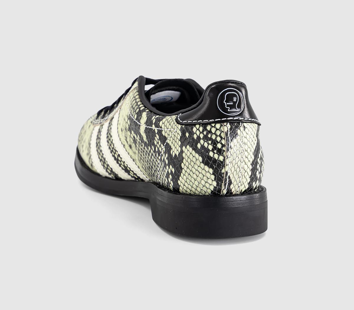 adidasBowling TrainerBrain Dead Cream White Core Black Snake Print