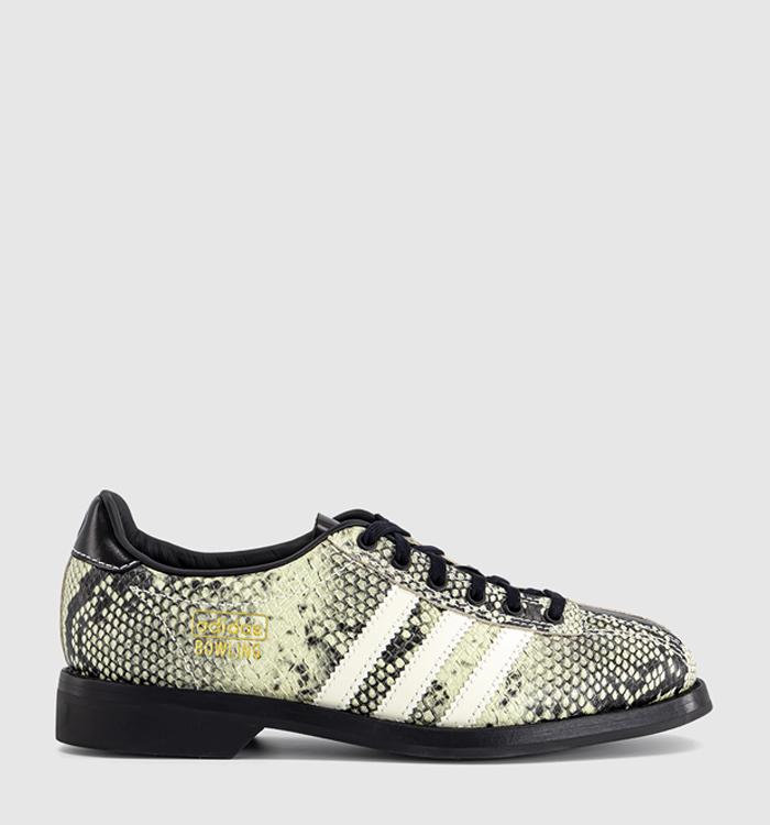adidas Bowling Trainer Brain Dead Cream White Core Black Snake Print