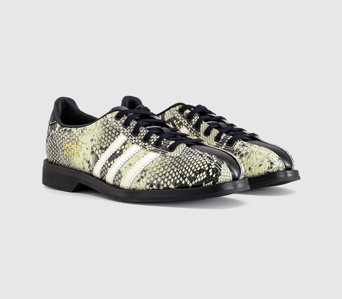 adidasBowling TrainerBrain Dead Cream White Core Black Snake Print