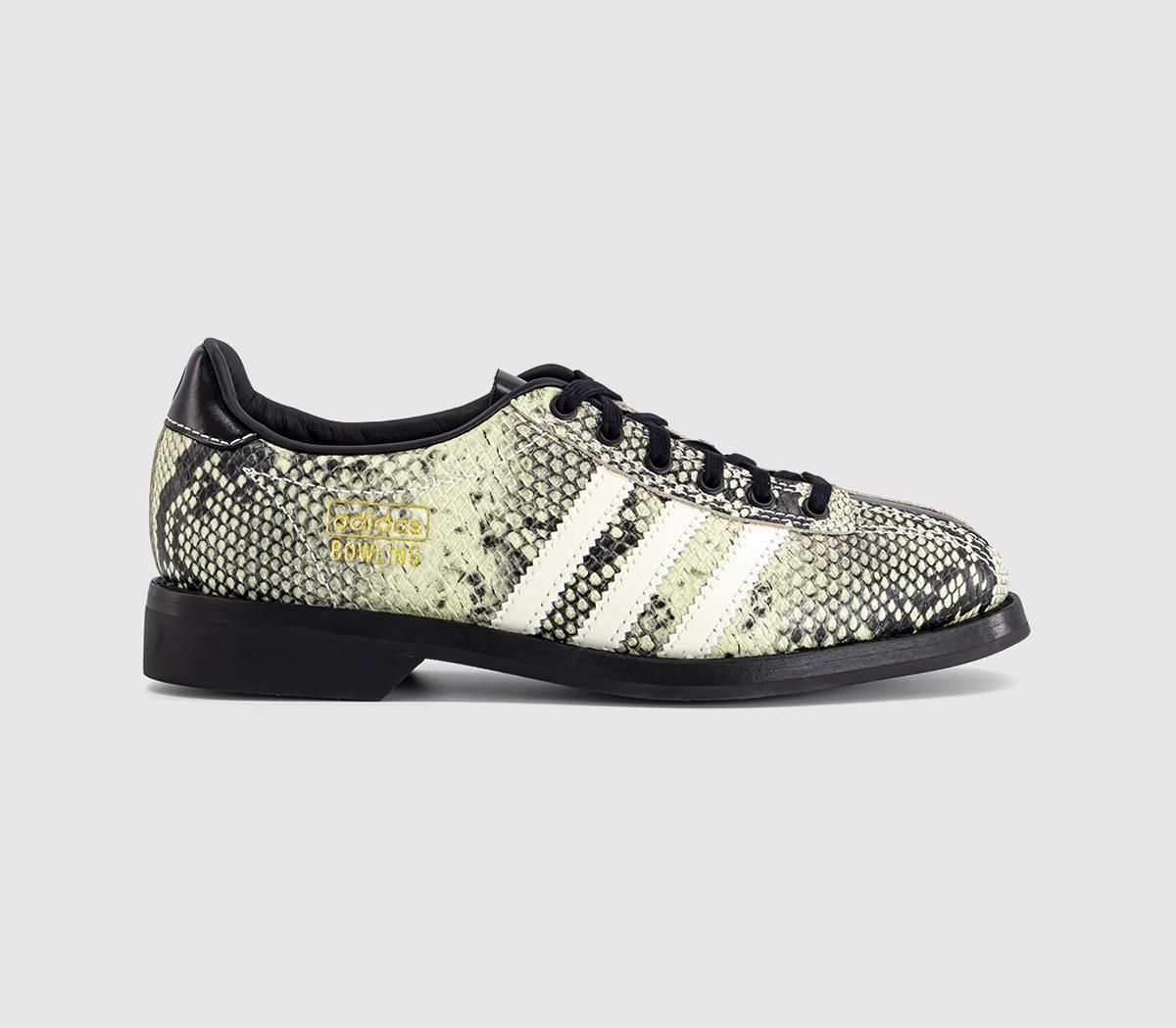 adidasBowling TrainerBrain Dead Cream White Core Black Snake Print