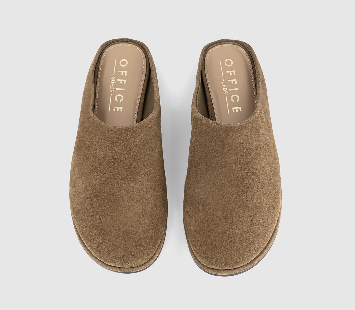 OFFICEFeel Good Suede MulesTan Suede