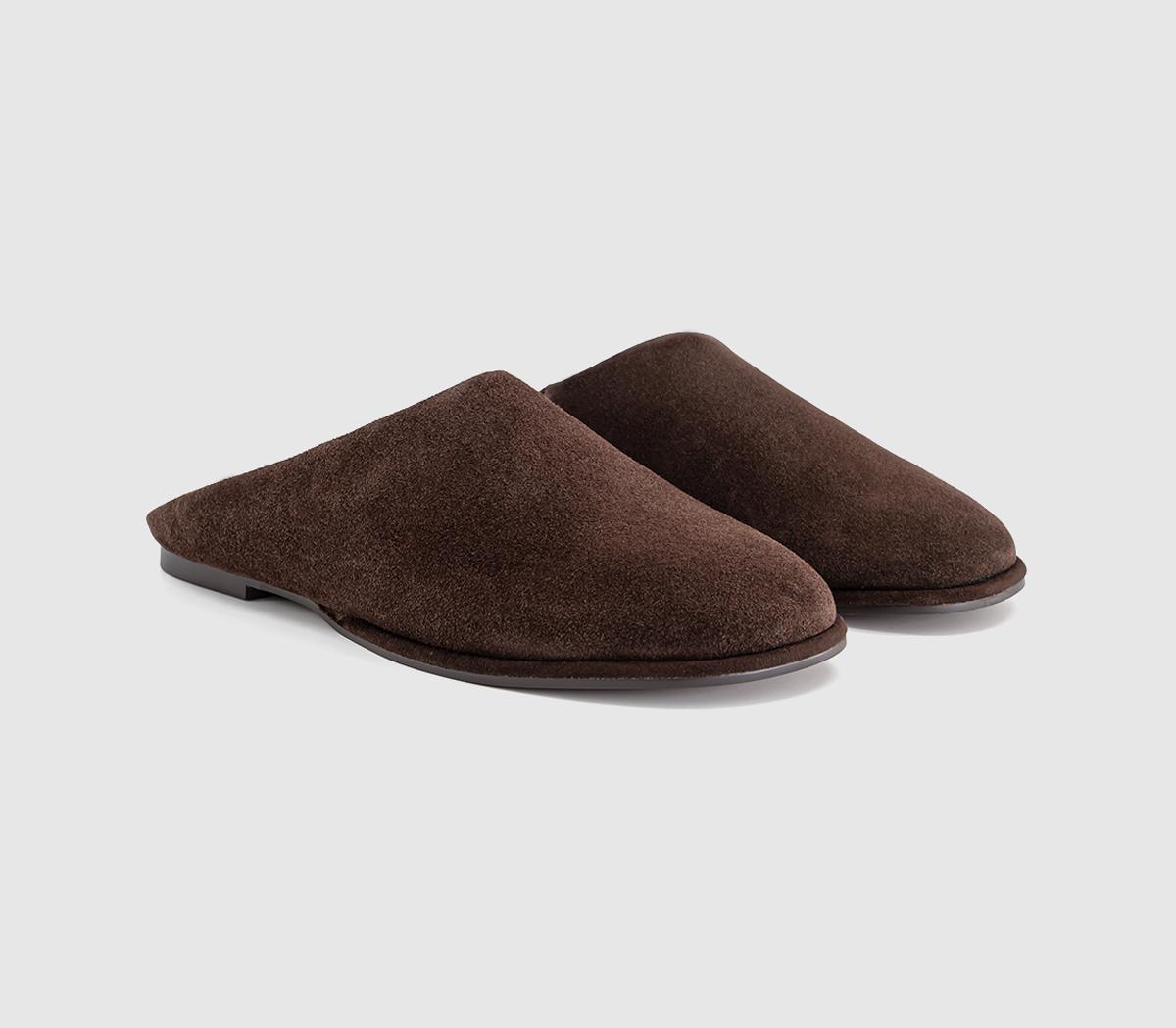 OFFICEFeel Good Suede MulesBrown Suede