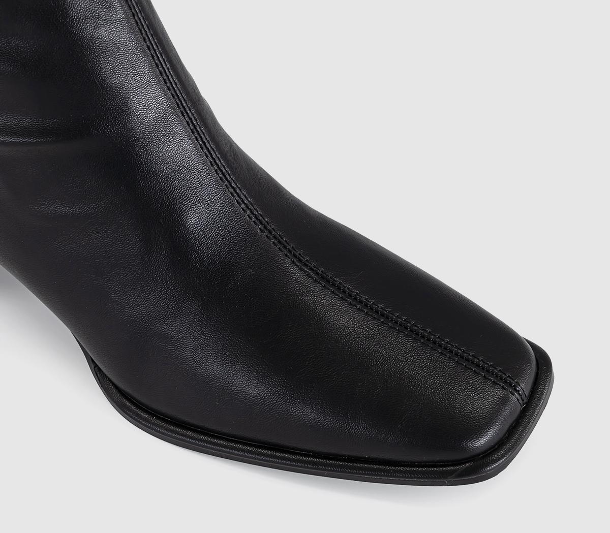 OFFICEAngelique Block Heel Stretch Ankle BootsBlack