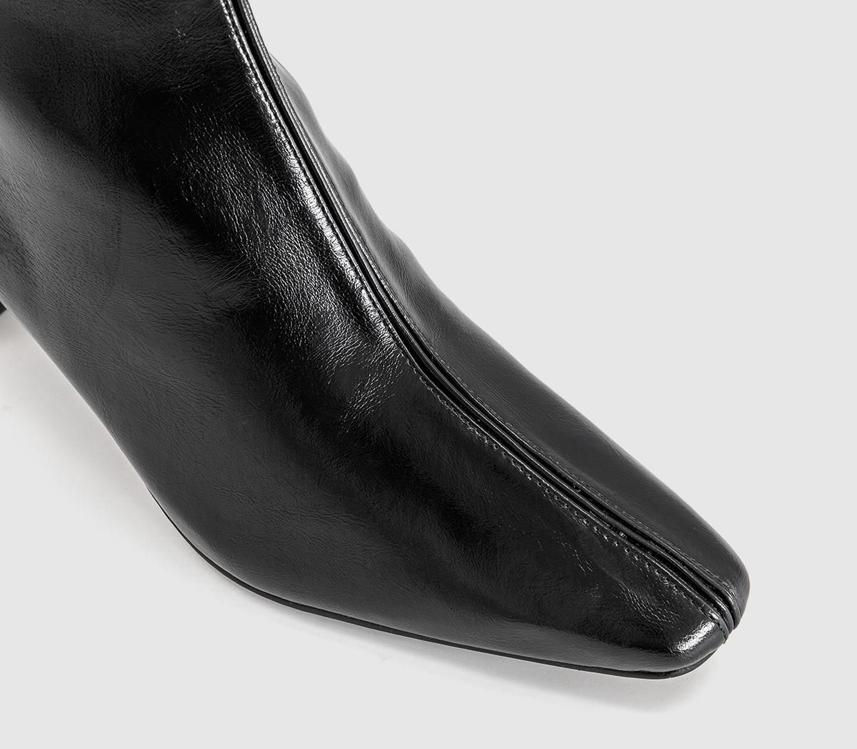 OFFICEAlchemist Centre Seam Curve Heel BootsBlack