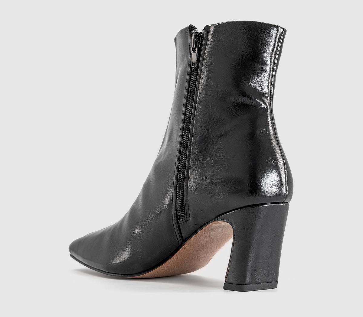 OFFICEAlchemist Centre Seam Curve Heel BootsBlack