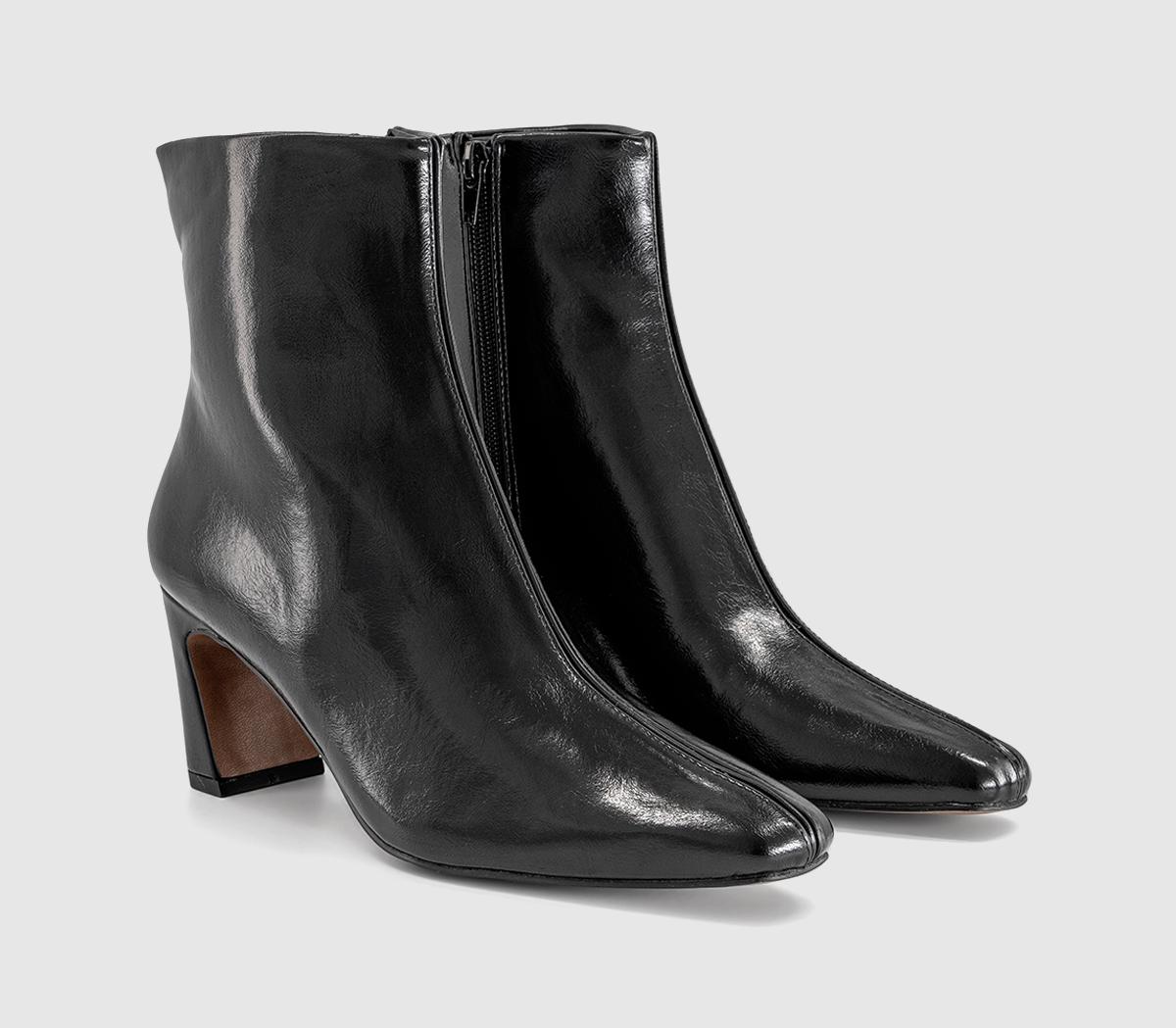 OFFICEAlchemist Centre Seam Curve Heel BootsBlack